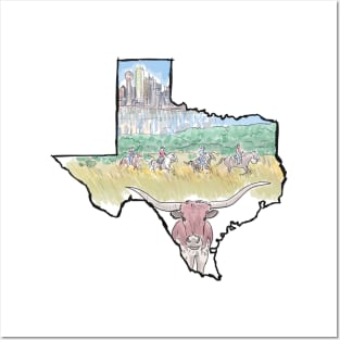 Texas Posters and Art